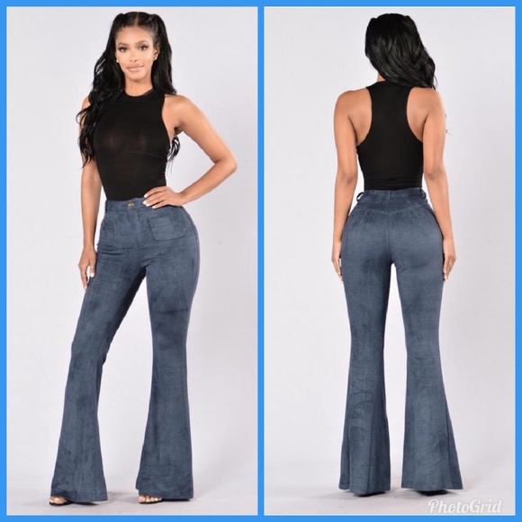 Fashion Nova Pants - Fashion Nova Partridge High Waisted Flare Pants